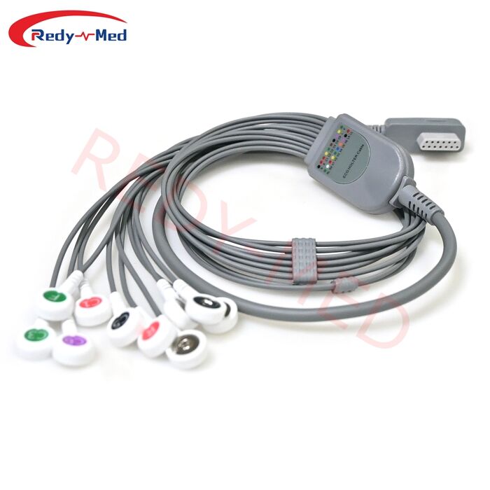 Compatible With Beneware CT-08S CT-083 CT-086S Holter ECG Cable