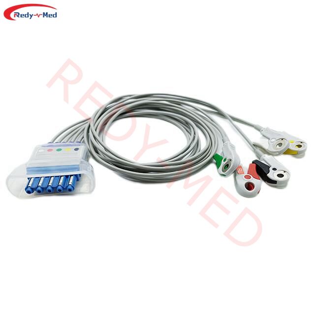 Compatible With Philips ECG Telemetry Leadwire - 989803152051,5 Lead
