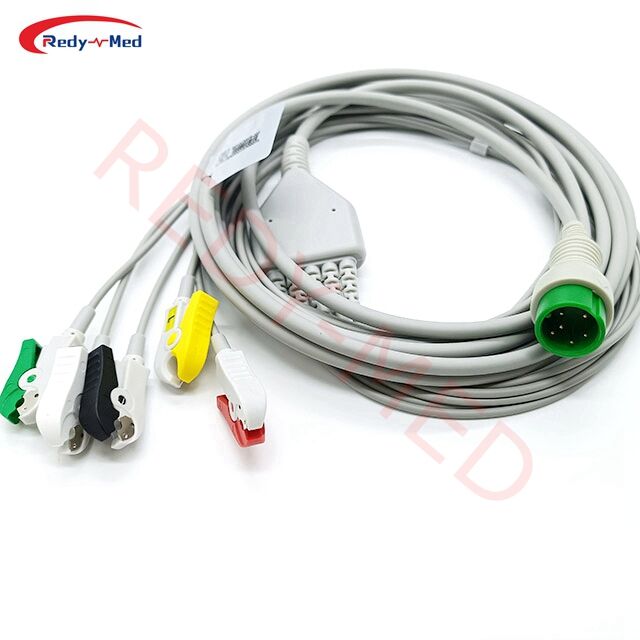 Kompatibel mit Creative K12 Einfachkabel 3 Anschlüsse/5 Anschlüsse ECG-Kabel