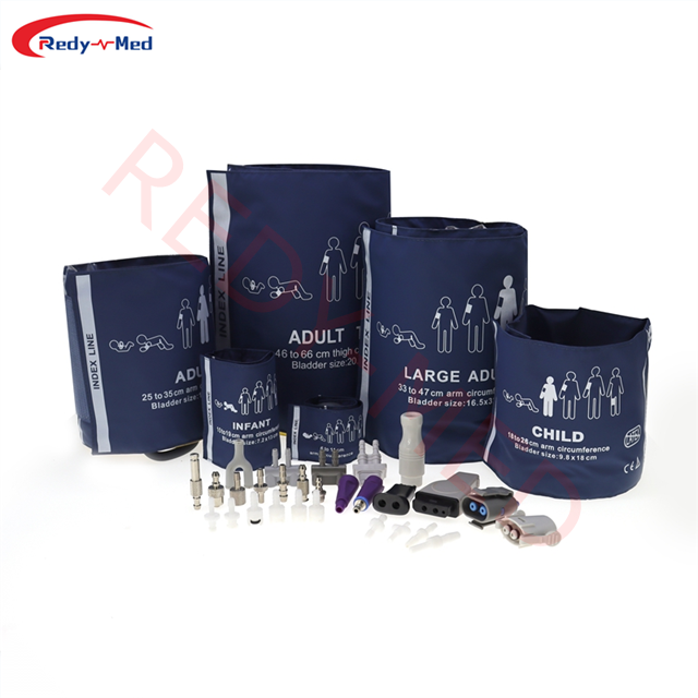 Factory Price!!! Reusable NIBP Cuff/ Blood Pressure Cuff,Adult/ Child/ Infant/ Neonate/ Large Adult/ Adult Thigh Reusable NIBP Cuff