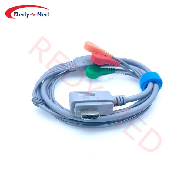 Compatible Borsam iTengo+ BS6930 5 Lead 7 Lead 10 Lead Holter Rorcarder Cable