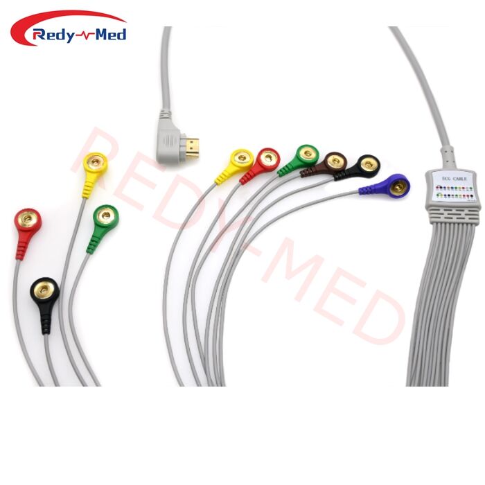 Compatible With Datawe Mines-S12 HWM-112W 10 Lead Holter Cable