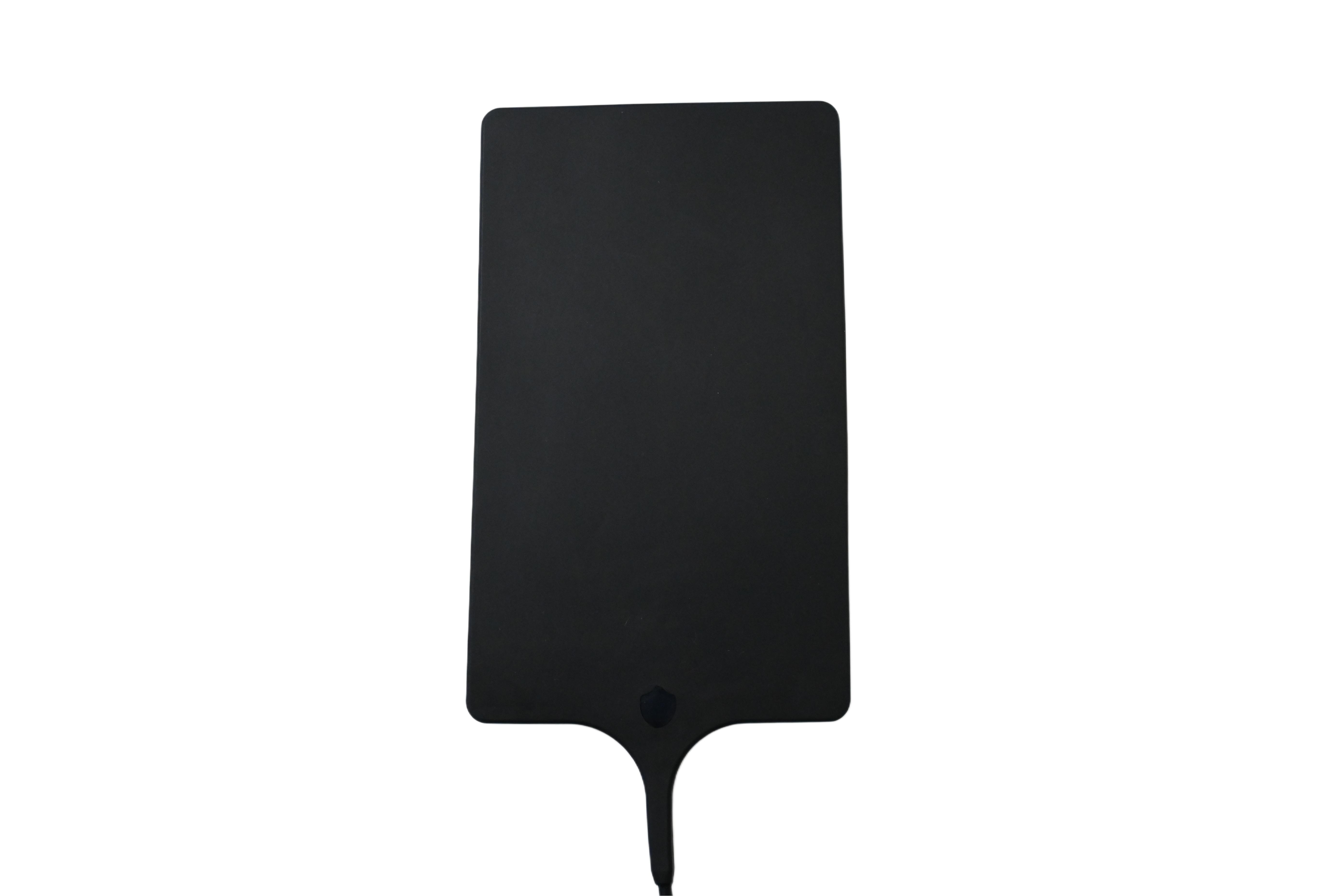 Dual-hole silicone negative electrode plate