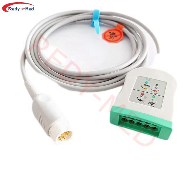 Tương thích với cáp thân EKG của Philips, M1663A, Cáp thân EKG 10 điện cực