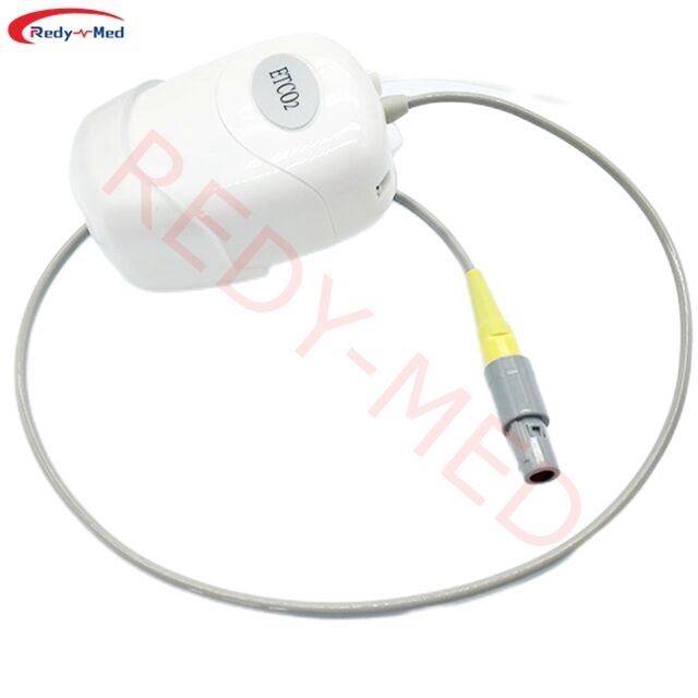 Kompatibel med Respironics, Edan, Biocare, Contec, Biolight, YONKER, Comen, Huatime, Tianrong, Infinium 8-polers sidestrøm ETCO2-sensor