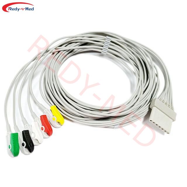 Compatile With Schiller Argus LCX LUX One-Piece ECG Cable