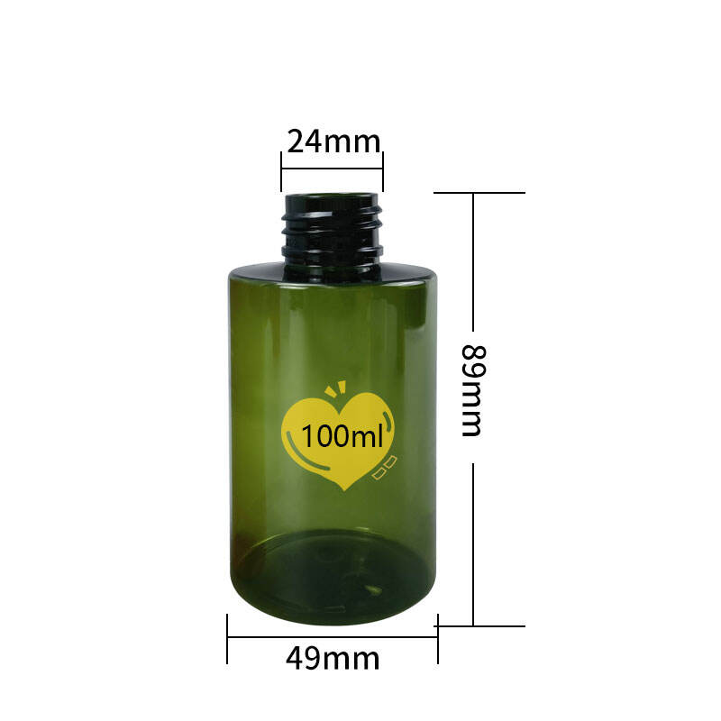 100ml pet cosmetic container bottle for skin care lotion toner-1