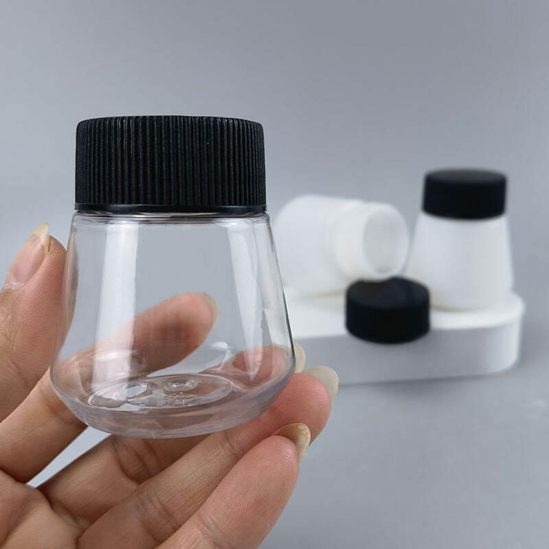 40ml PET Clear Matte Powder Container Tooth Powder Storage Jar | Food Jar