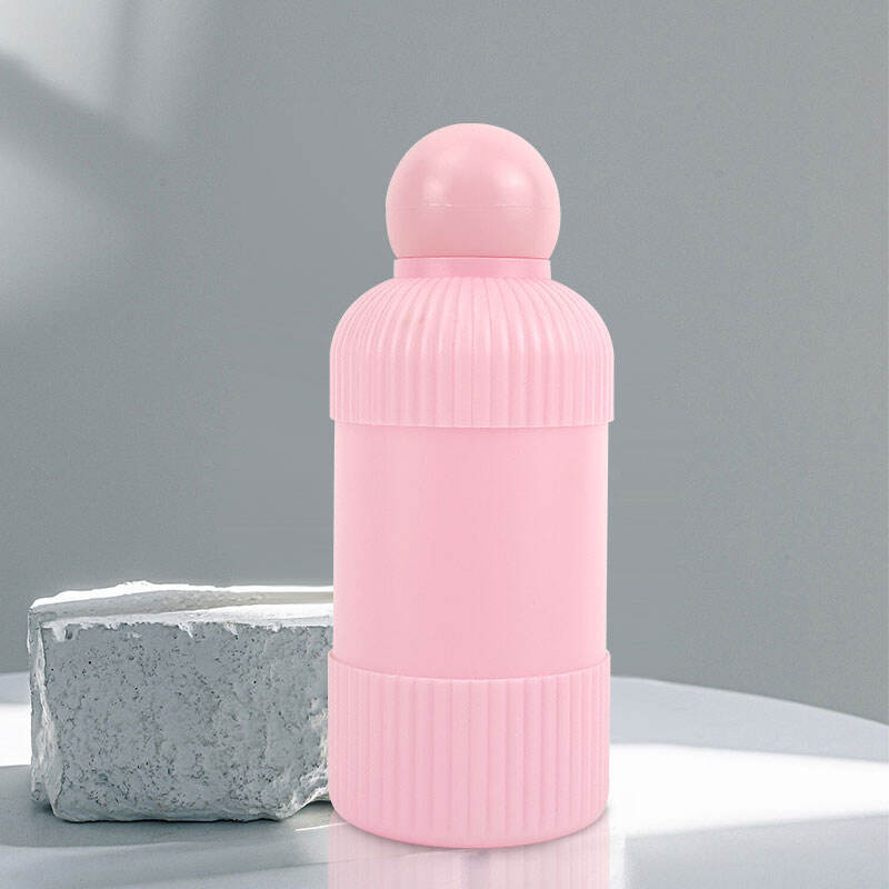 Custom 100ml Unique Empty Pink Plastic Lotion Bottle for Face Skin Care 