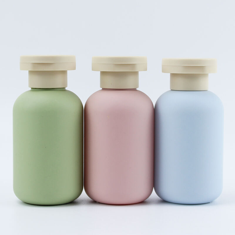 Custom 110ml HDPE Plastic Squeeze Body Wash Empty Shampoo And Conditioner Bottles