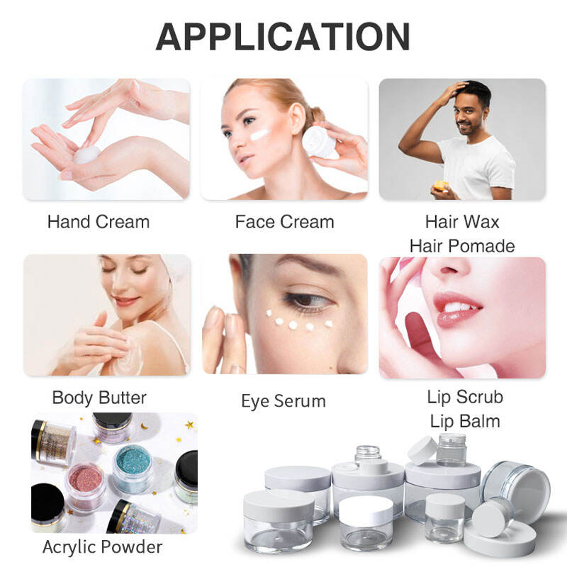 5g 10g 15g 20g 30g 50g 100g thick wall pet plastic jar for cosmetic cream -1