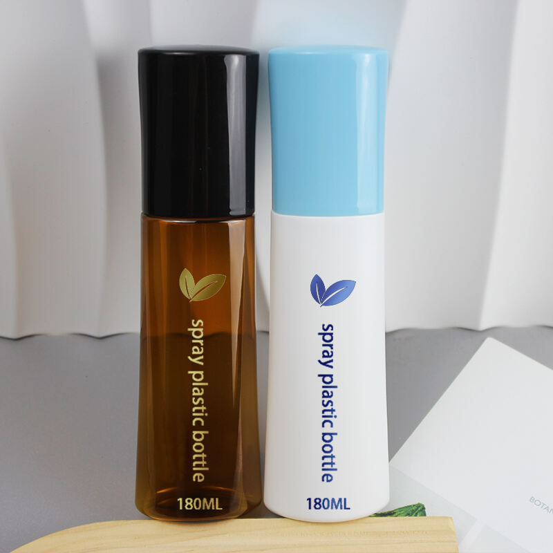 Custom HDPE 120ml 180ml Plastic Fine Mist Spray Toner Liquid Cosmetic Bottle for Skin Care