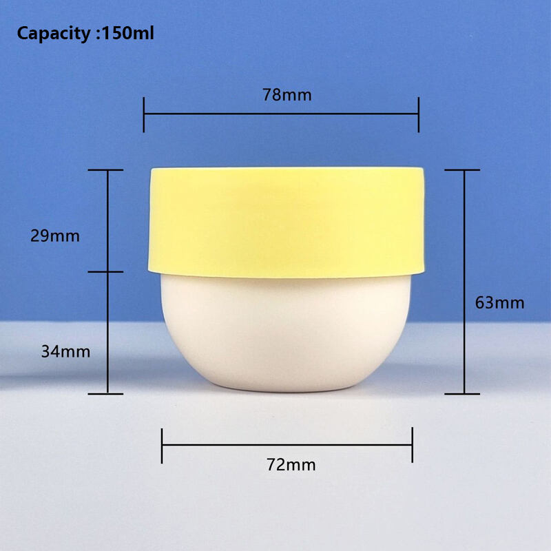 50 500g plastic pp cosmetic jar for body butter hair mask skin care cream-4