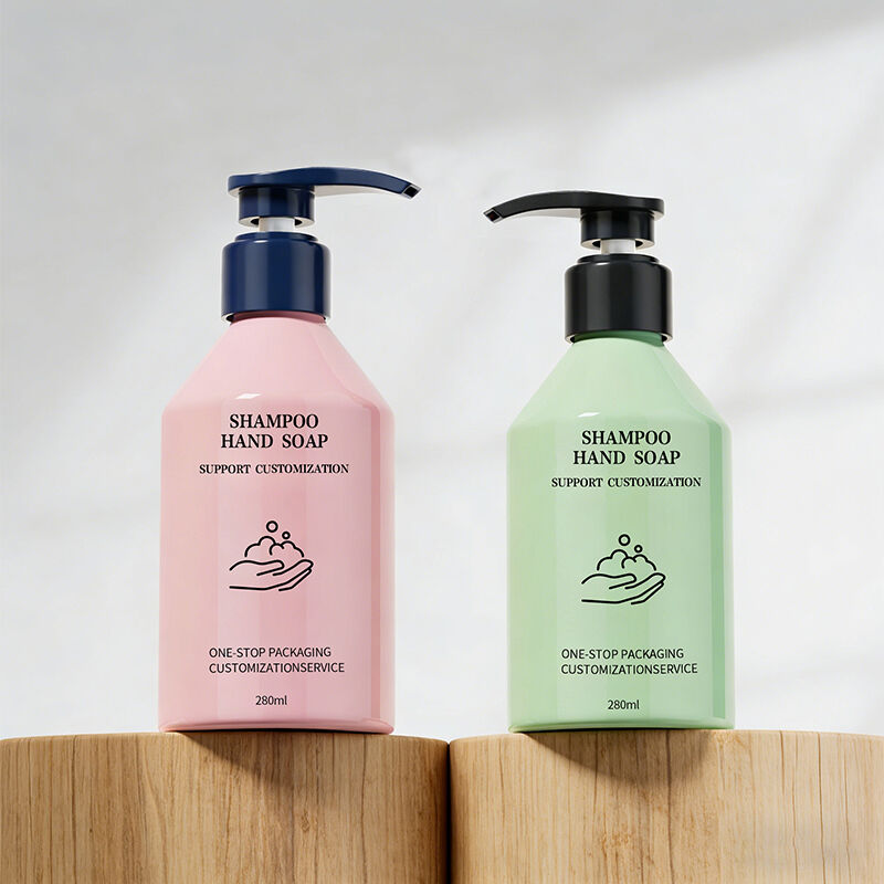 Lotion Bottle with Pump - The Plastic Cosmetic Packaging MB027