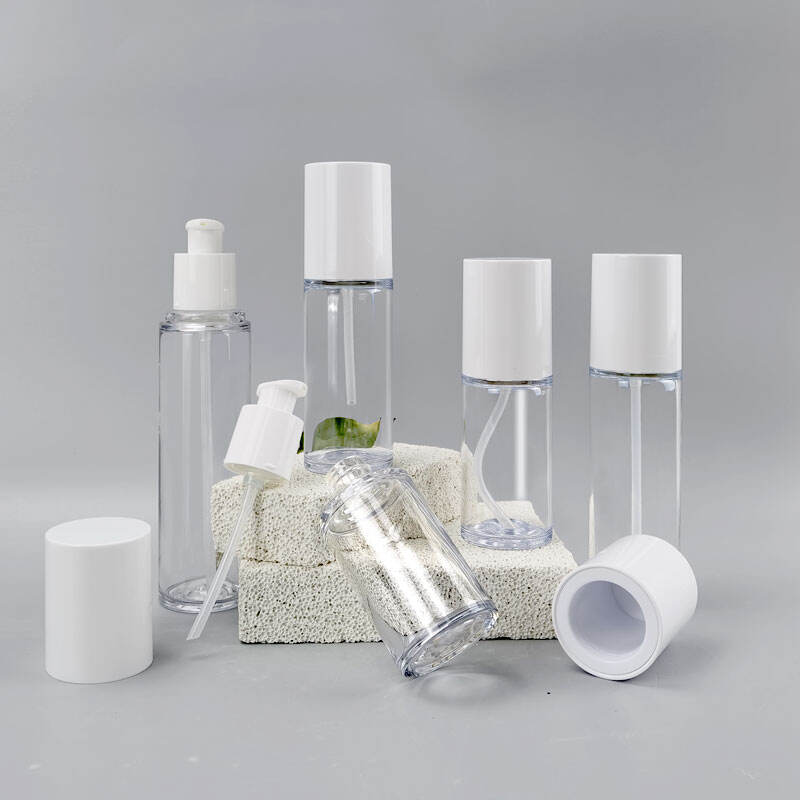 Custom 30-150ml Thickened PET Cosmetic Beauty Essence Lotion Pump Bottle 