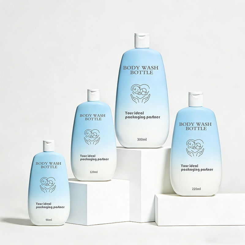 Custom Tanning Bottle for Plastic Cosmetic Packaging -MB035