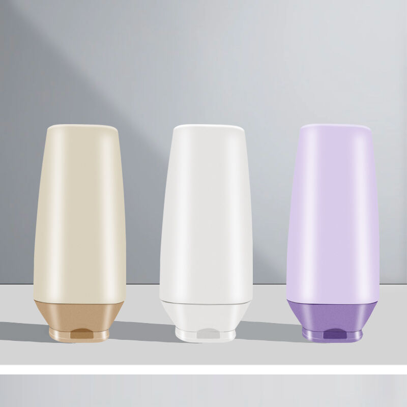 Custom Plastic 80ml Squeeze Tanning Sunscreen Lotion Bottle for Cosmetic Skin Care