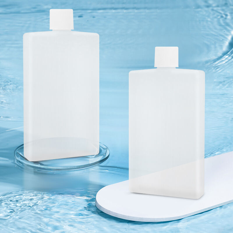 Custom 100ml Eco-Friendly Plastic HDPE Cosmetic Face Cleanser Lotion Bottle