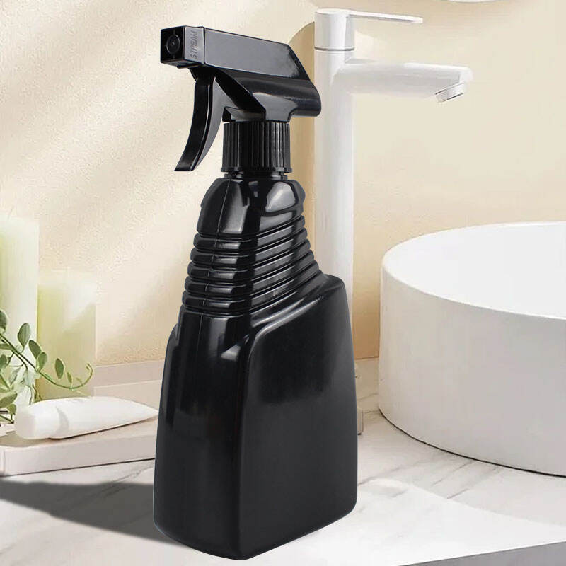 Custom 16oz PVC Plastic Trigger Spray Bottle for Chemical Liquid Cleaning Packaging