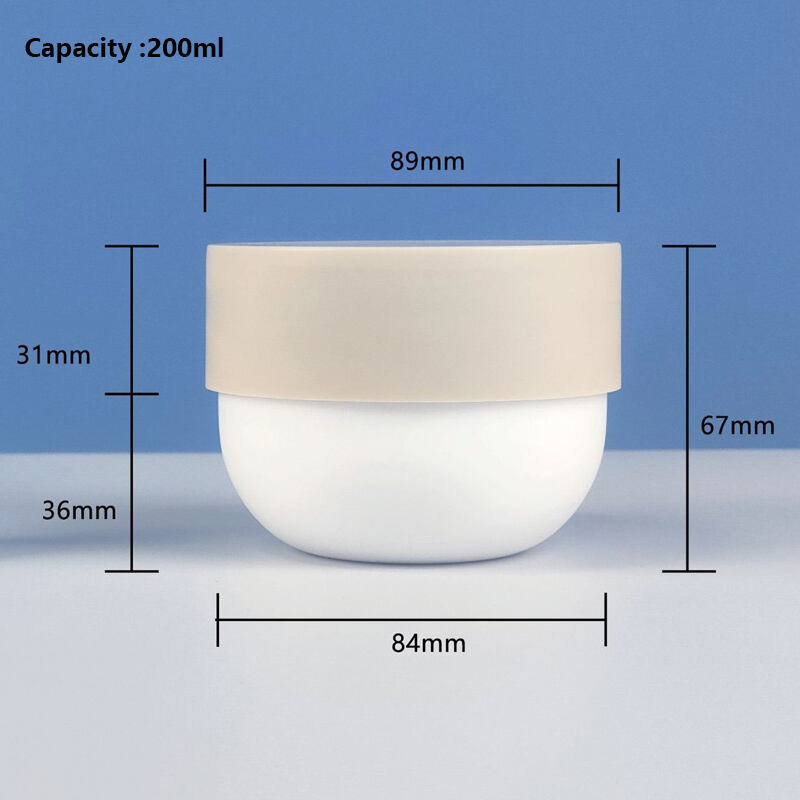 50 500g plastic pp cosmetic jar for body butter hair mask skin care cream-5
