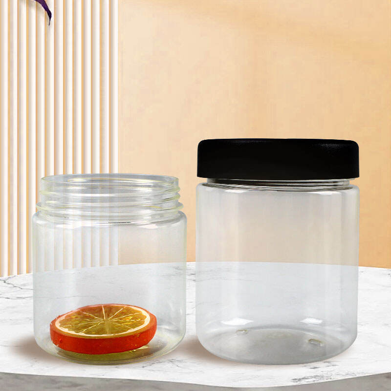 frosted soft touch hdpe plastic jars for face mask body butter 300ml 1000ml-7