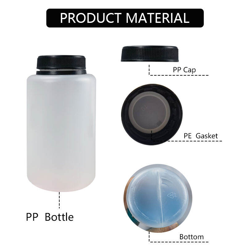 240ml 120ml 70ml pp round plastic bottle for tablet medicine pill storage-1
