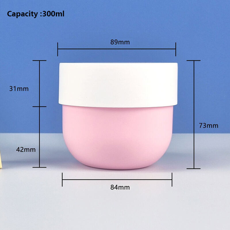50 500g plastic pp cosmetic jar for body butter hair mask skin care cream-6