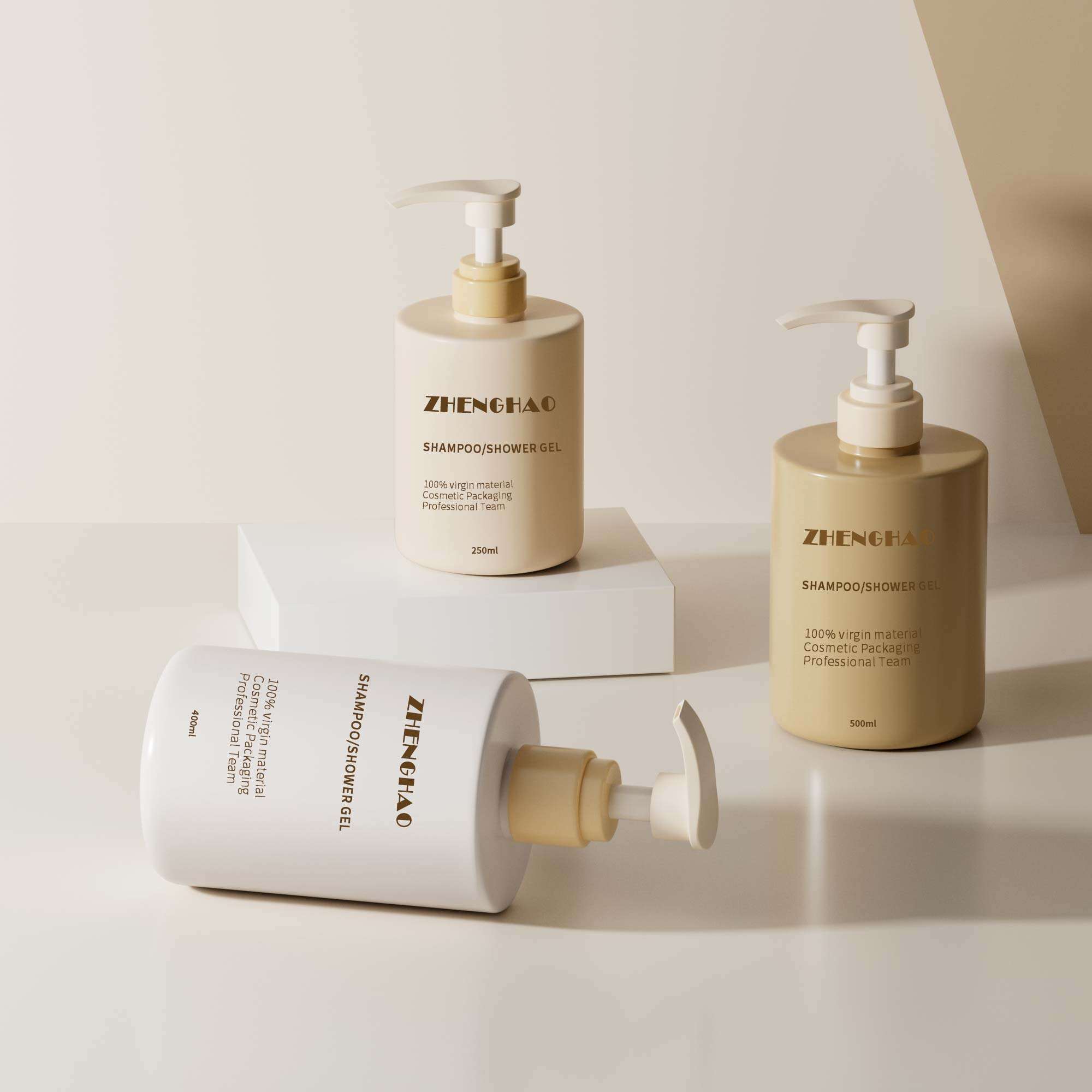 Shampoo Dispenser Bottles for Cosmetic Hotel Salon -ZH-250331