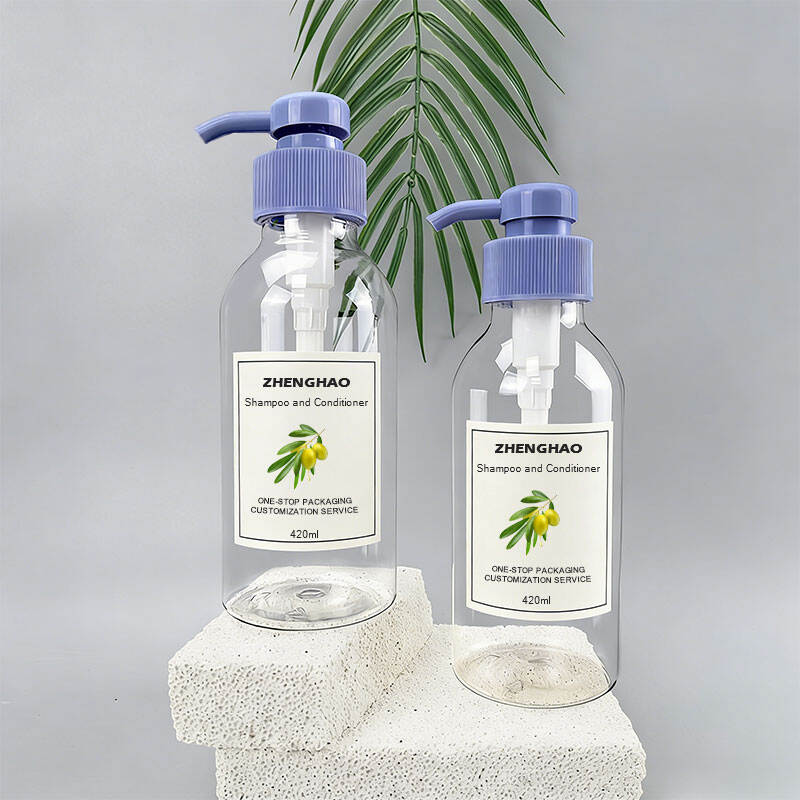 Clear Shampoo Bottles for Plastic Hair Care Packaging-C60410
