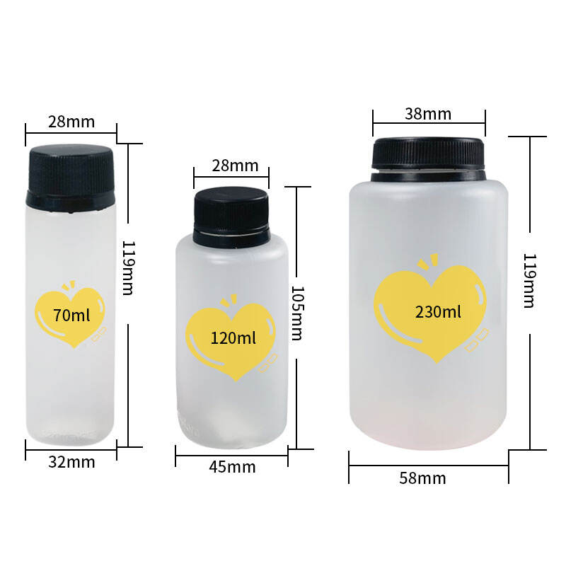 240ml 120ml 70ml pp round plastic bottle for tablet medicine pill storage-0