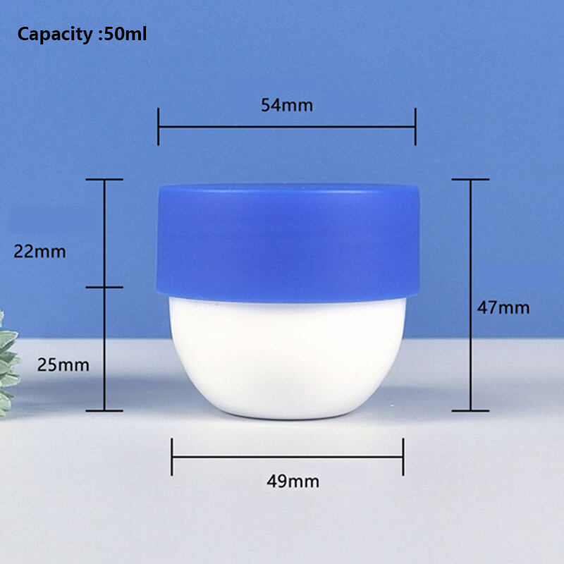 50 500g plastic pp cosmetic jar for body butter hair mask skin care cream-1