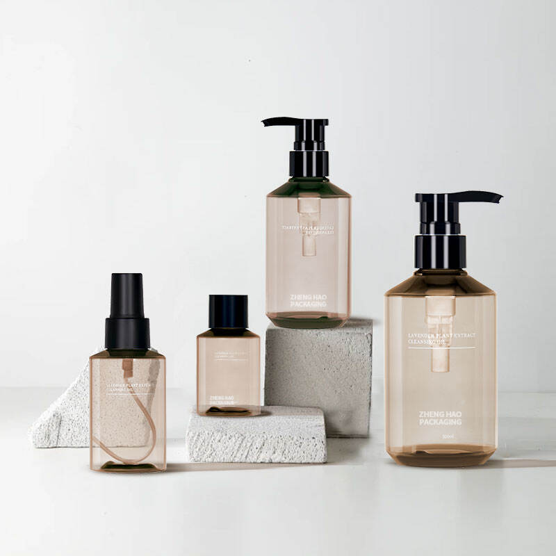 Custom Cosmetic Shampoo and Conditioner Lotion Pump Bottle Set 