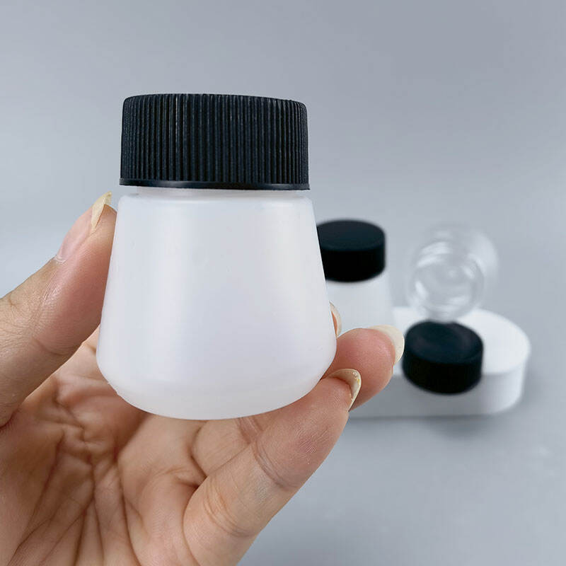 40ml PET Clear Matte Powder Container Tooth Powder Storage Jar | Food Jar