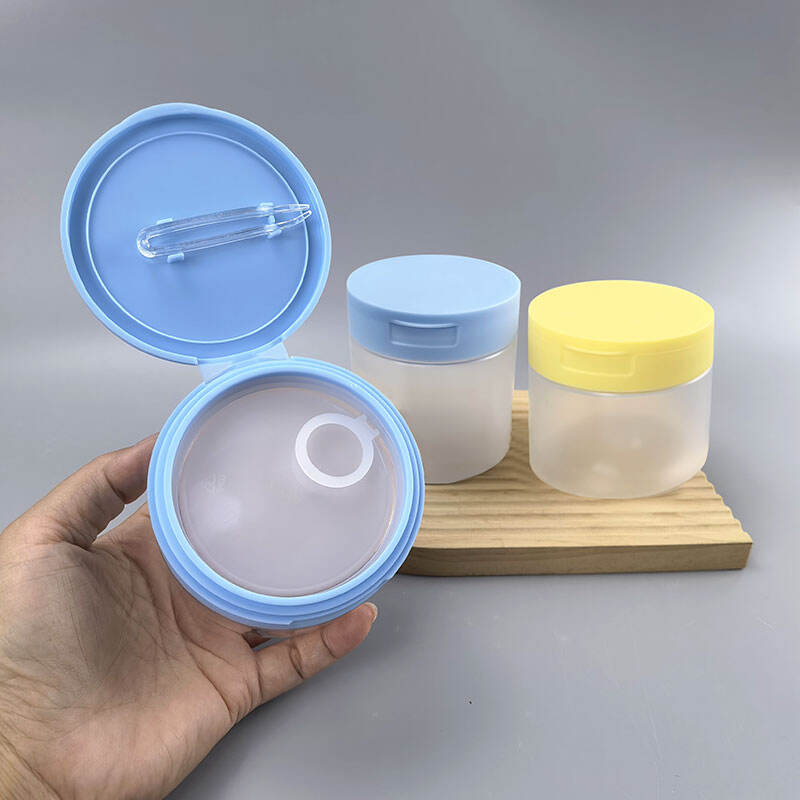 frosted soft touch hdpe plastic jars for face mask body butter 300ml 1000ml-10