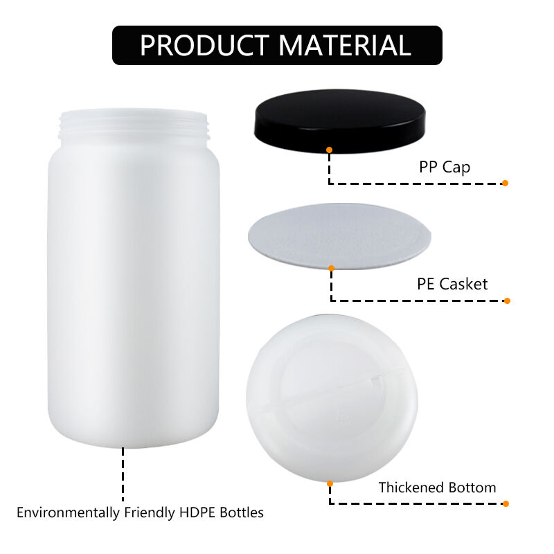 25l hdpe food grade plastic storage jar for protein powder-3
