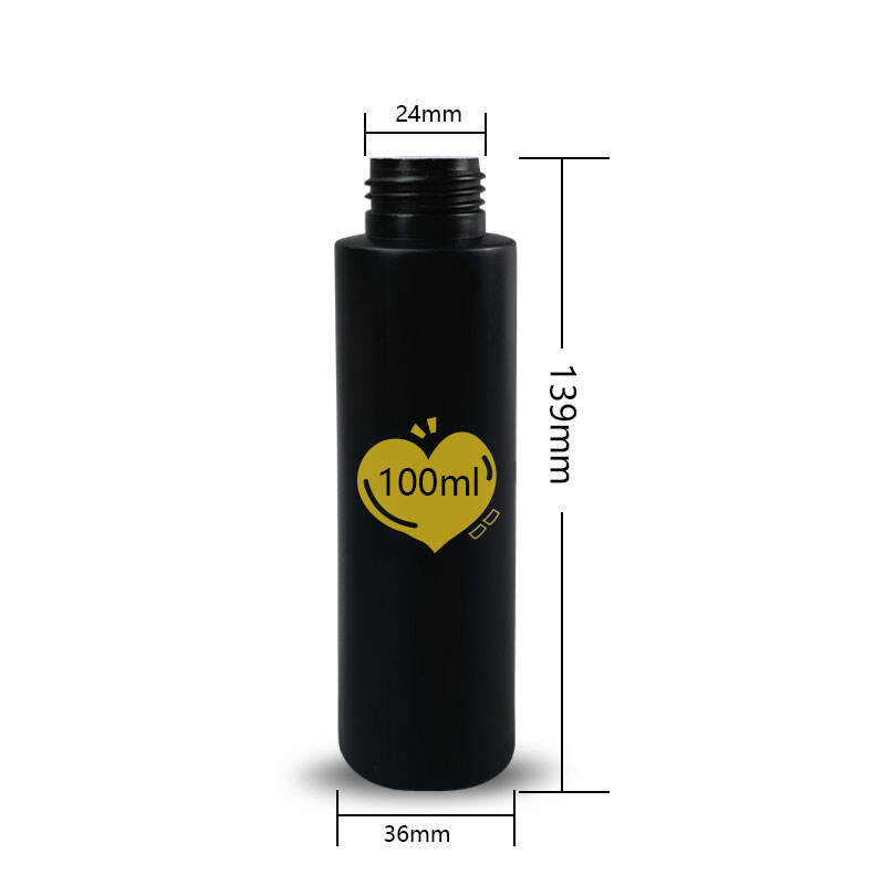 hdpe 100ml double layer fine mist spray plastic bottle for skin care -1