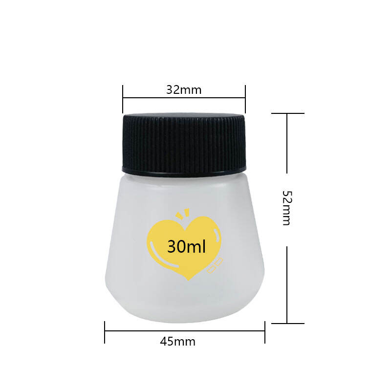 40ml pet clear matte powder container tooth powder storage jar886-1