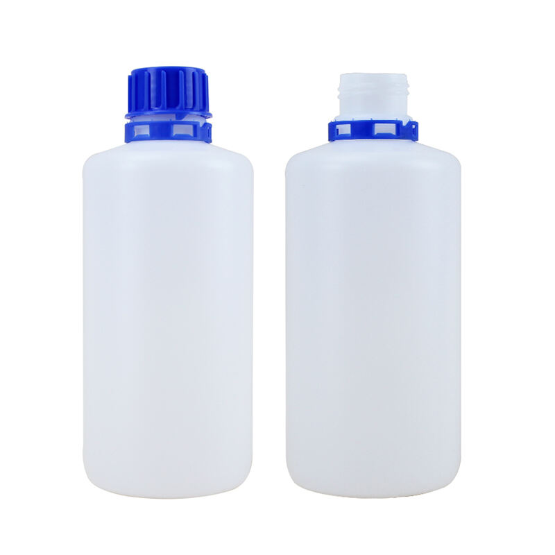 1000ml White Empty Plastic hdpe Chemical Powder Packaging Bottle