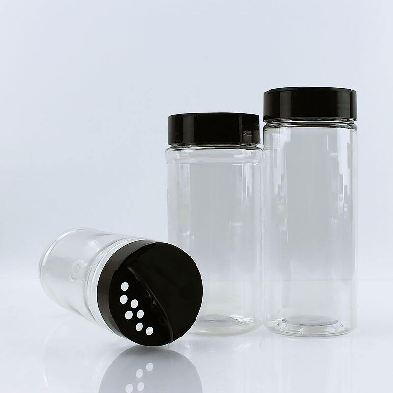 Plastic Pepper Container Food Grade Seasoning Plastic Shaker Bottle With Flip lid