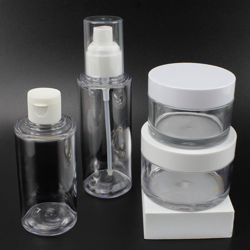 90ml 100ml PET thick wall toner bottle 50g 100g face cream bottles