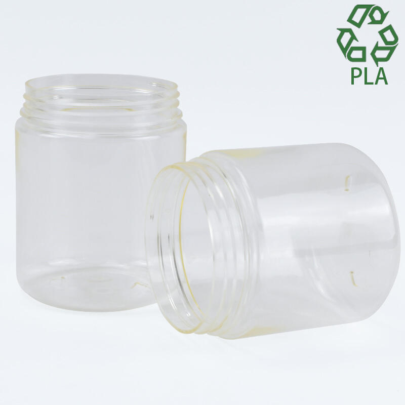 330 ml 350 ml PLA Food Sealed Packaging Jar Dried Fruit Plastic Jar 