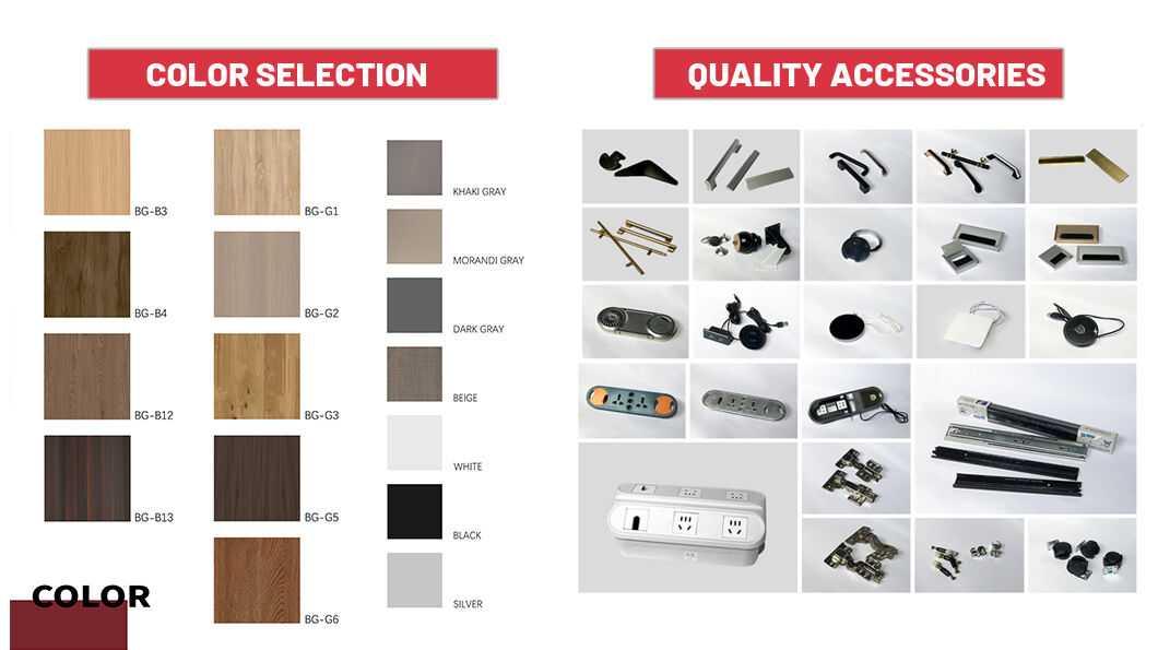 traditional style melamine office table  side table with cabinet and coffee table170-0