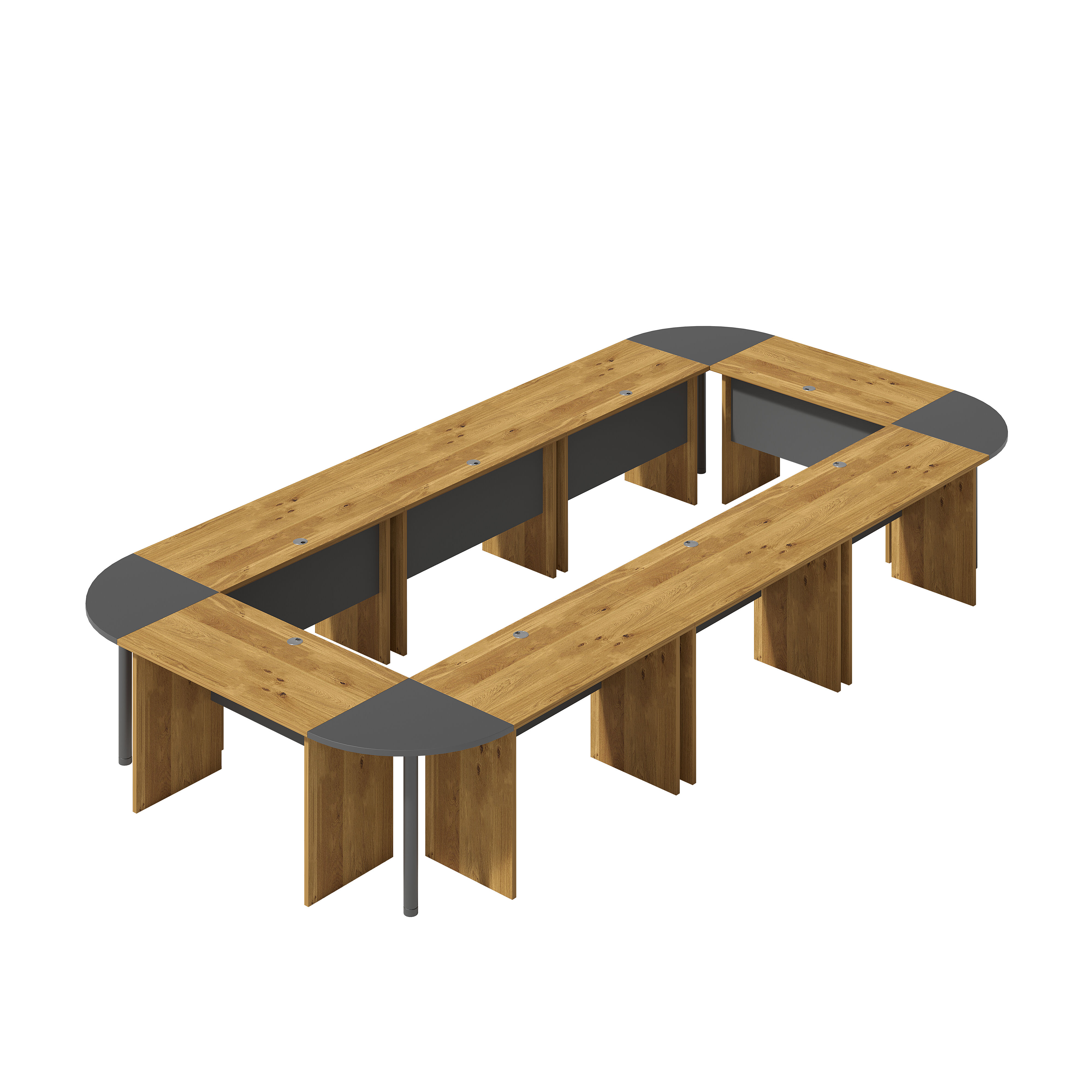 Commercial Design Wooden Office Meeting Table for Collaborative Workspaces