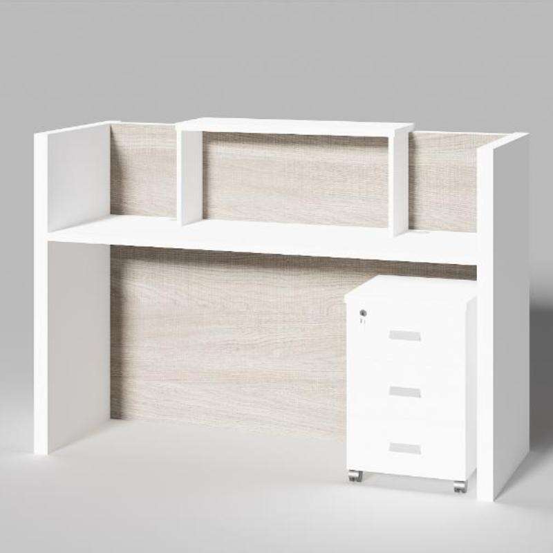 Simple Design Melamine Reception Desk for Commercial Office