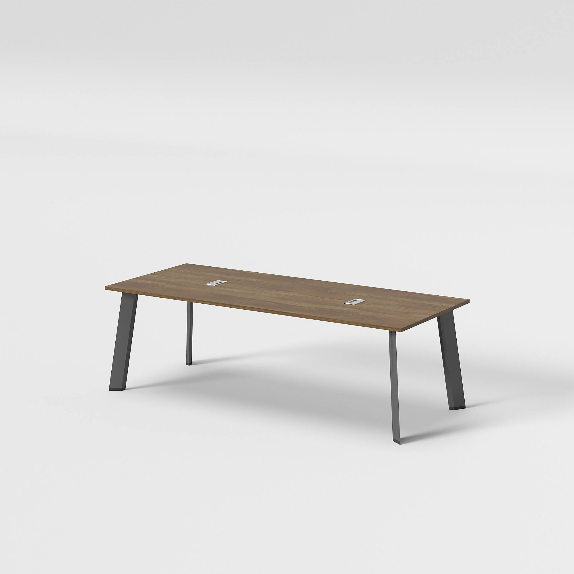 Modern Metal Legs Spacious Design Conference Table for Professional Meetings