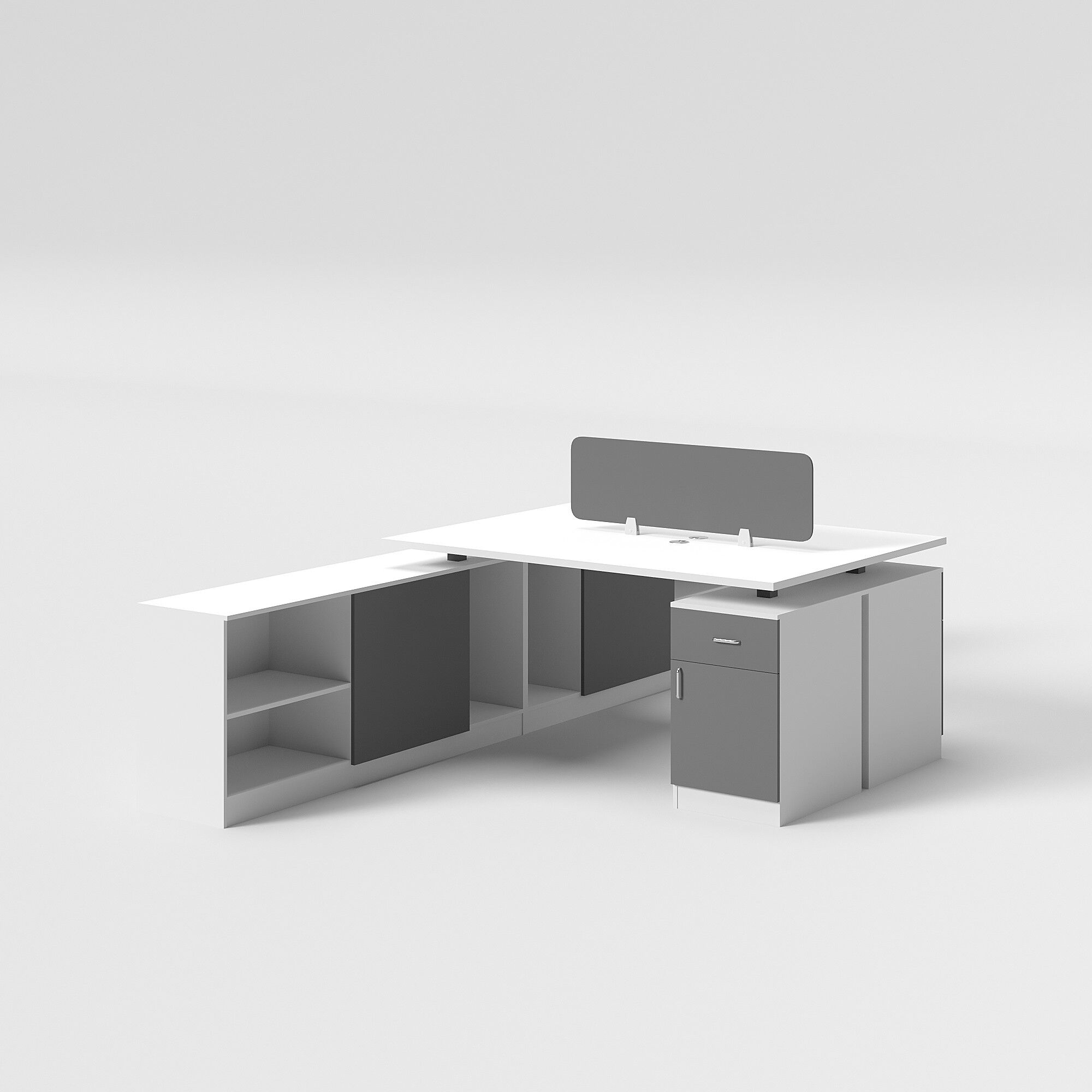 Modern Style Melamine Workstation for Employee