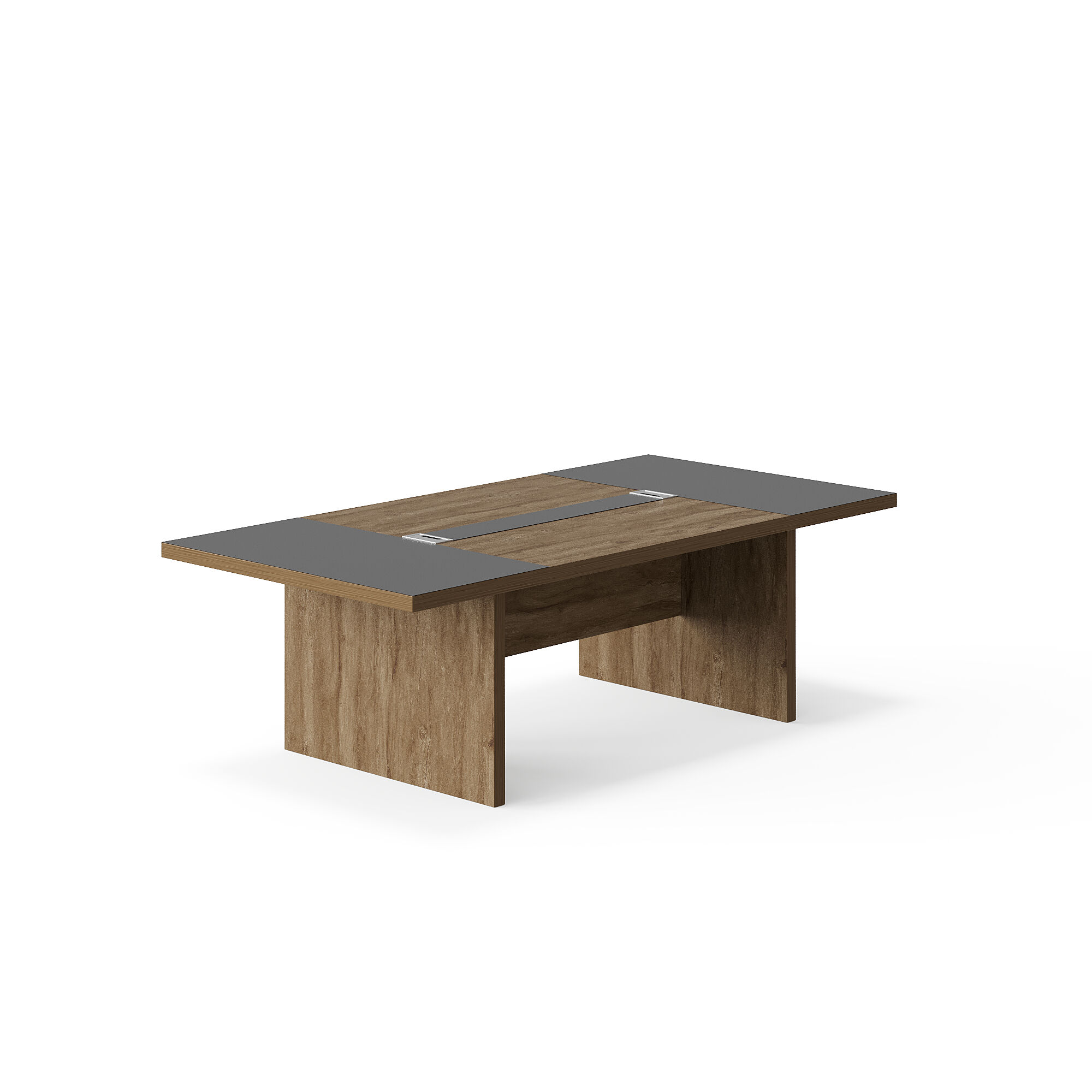 Wooden Melamine Panel Conference Table for Executive Meetings and Discussions