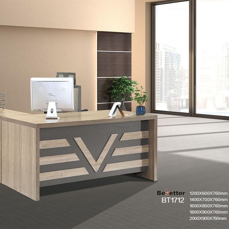 Conjunto de Mesa de Escritório Contemporâneo com Armazenamento e Estante para Uso Doméstico e Profissional