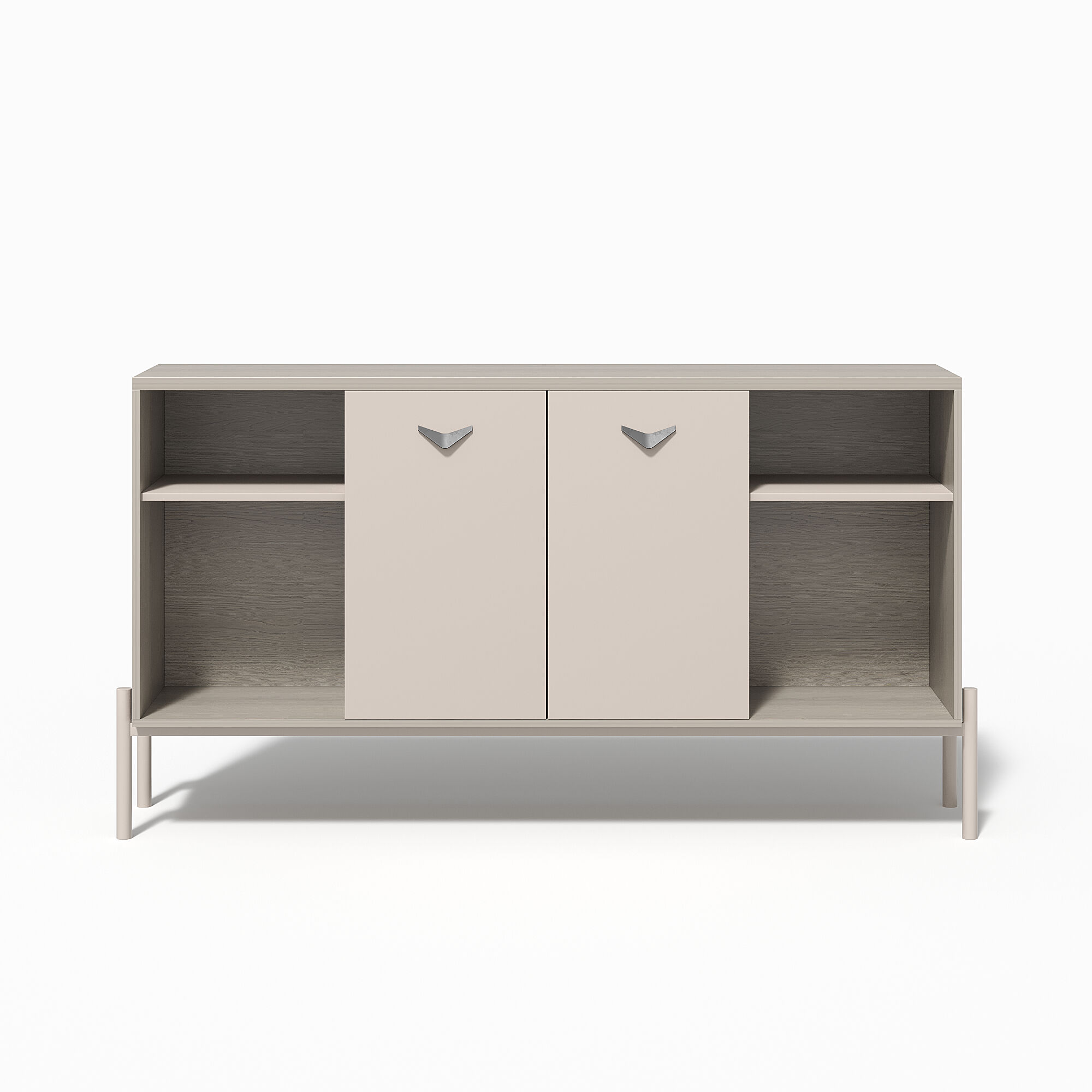 Stylish Melamine Office Storage Cabinet with Shelves for Home and Commercial Use