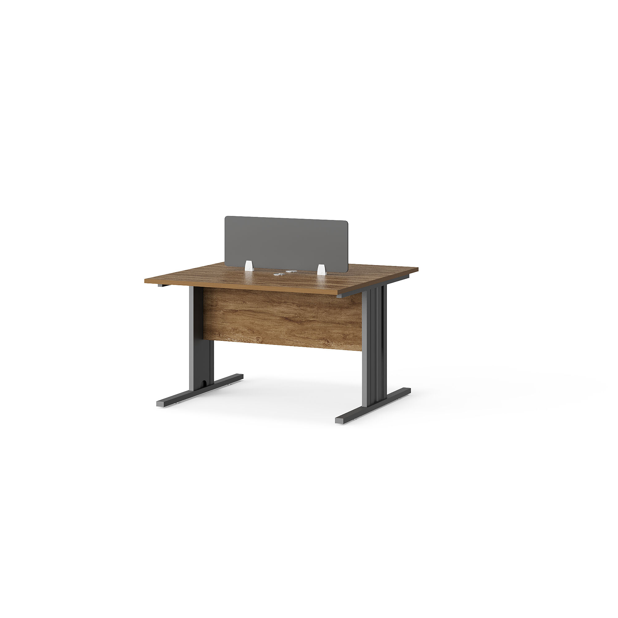 Modern Style Melamine and Iron Workstation for Employee